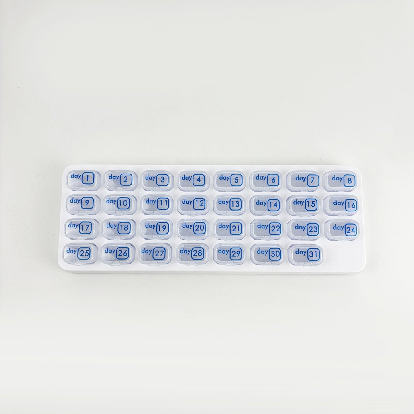 💊31 Days Pill Box-Monthly Pill Organizer-Arthritis-Friendly Easy-Open Lids