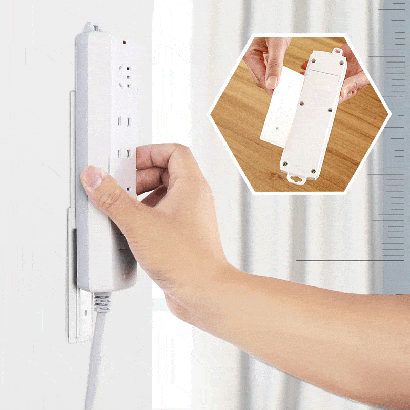 🏆Flash Sale⚡- Adhesive Punch-free Socket Holder(🔥Random color)