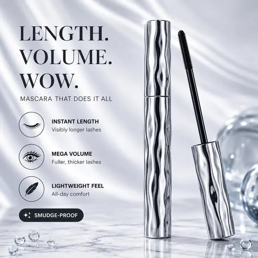 Volumizing Lengthening Smudge-Proof Mascara with Nourishing Formula👁️✨(Buy 1 Get 1 Free)