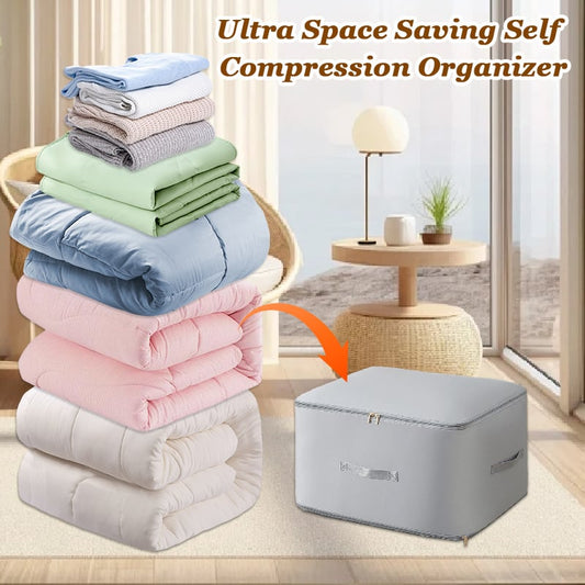 🎁Flash Sale⚡ 70K+ SOLD!🔥Ultra Space Saving Self Compression Organizer